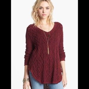 Free People Cross My Heart Sweater